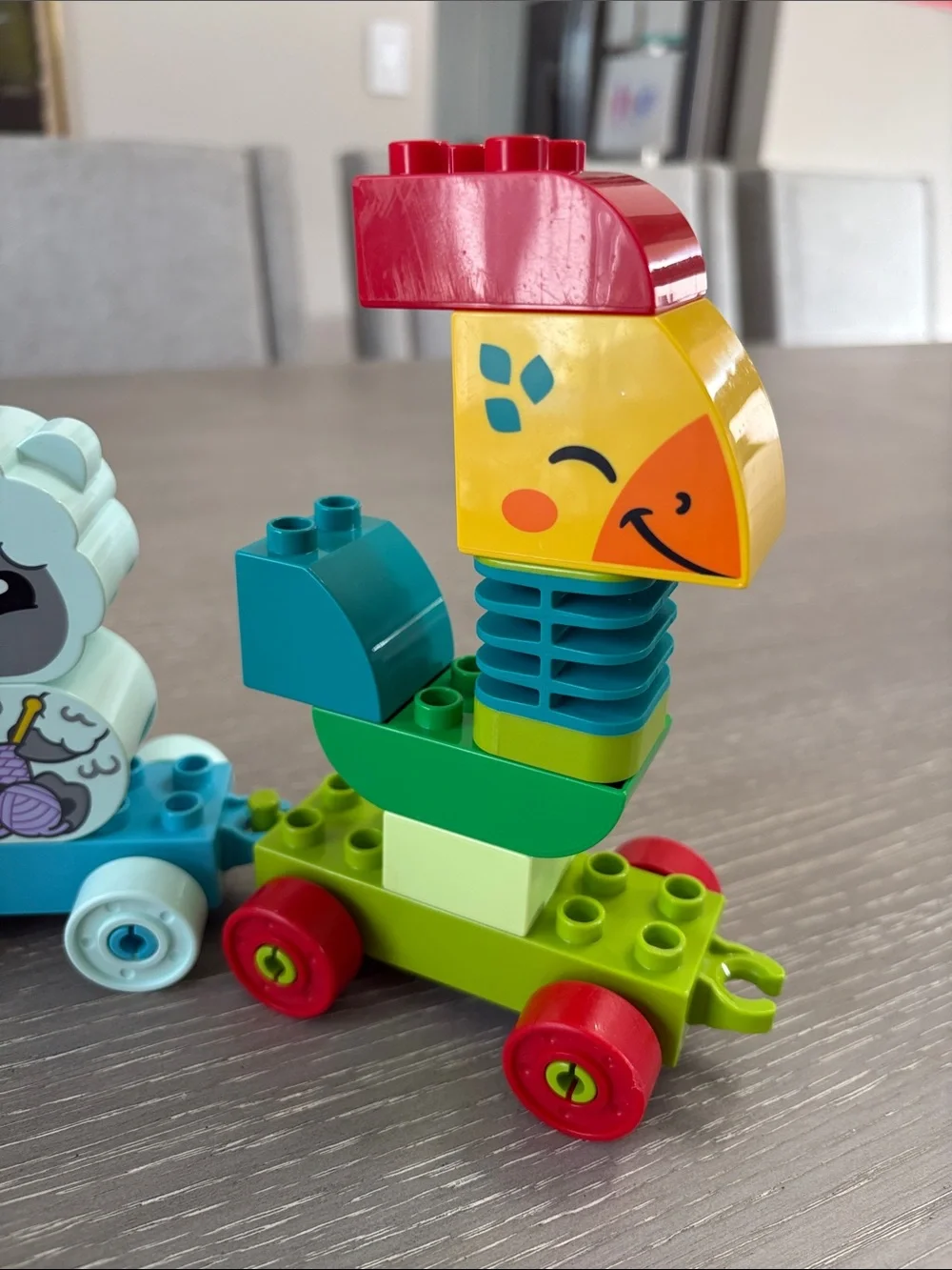 Lego Duplo animal train